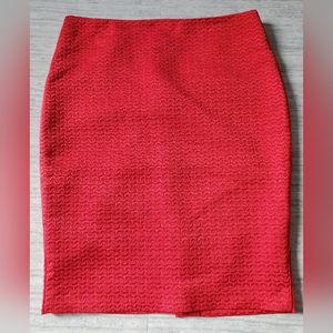 Limited womens size 8 red pencil skirt